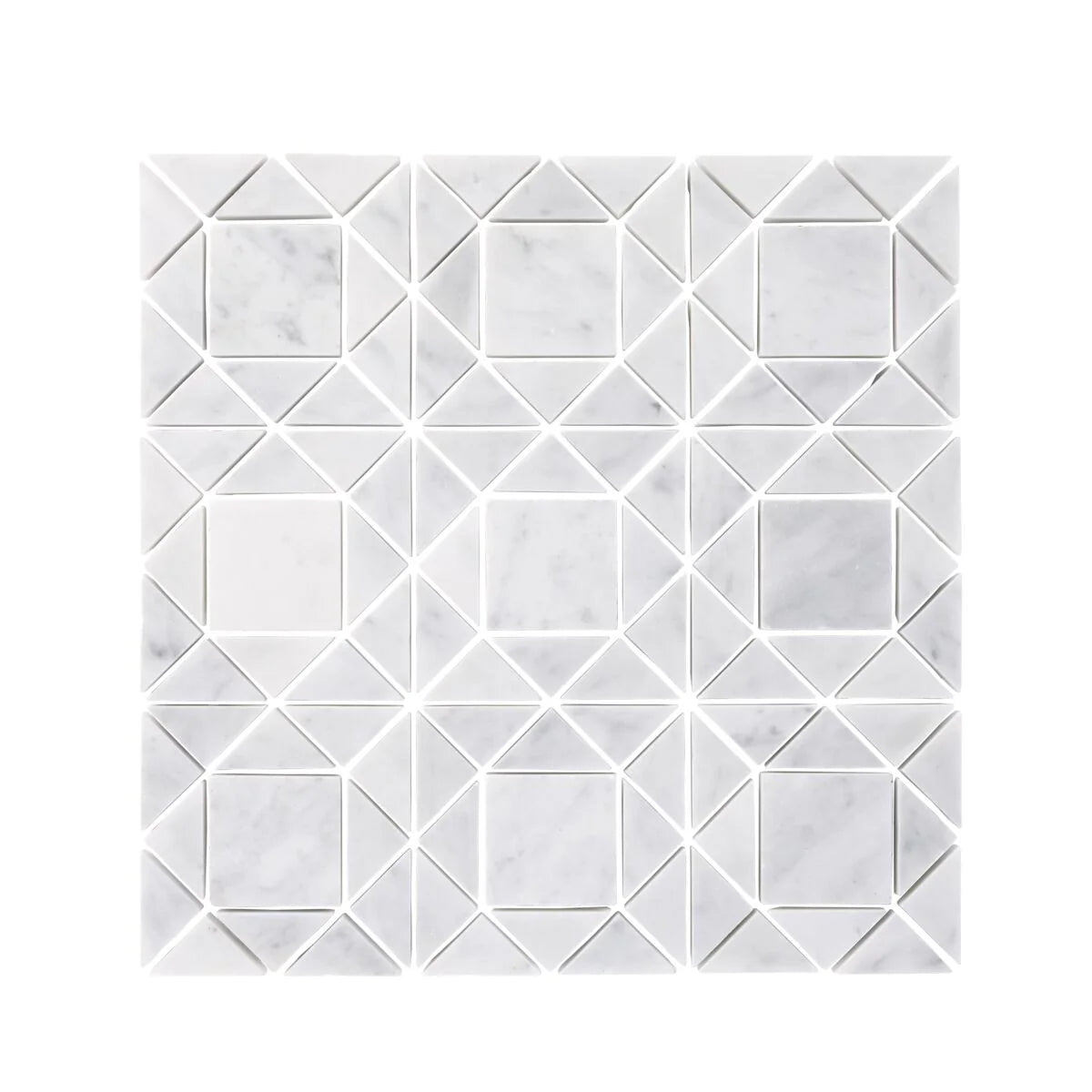 FIRED EARTH Carrara White Jewel Mosaic