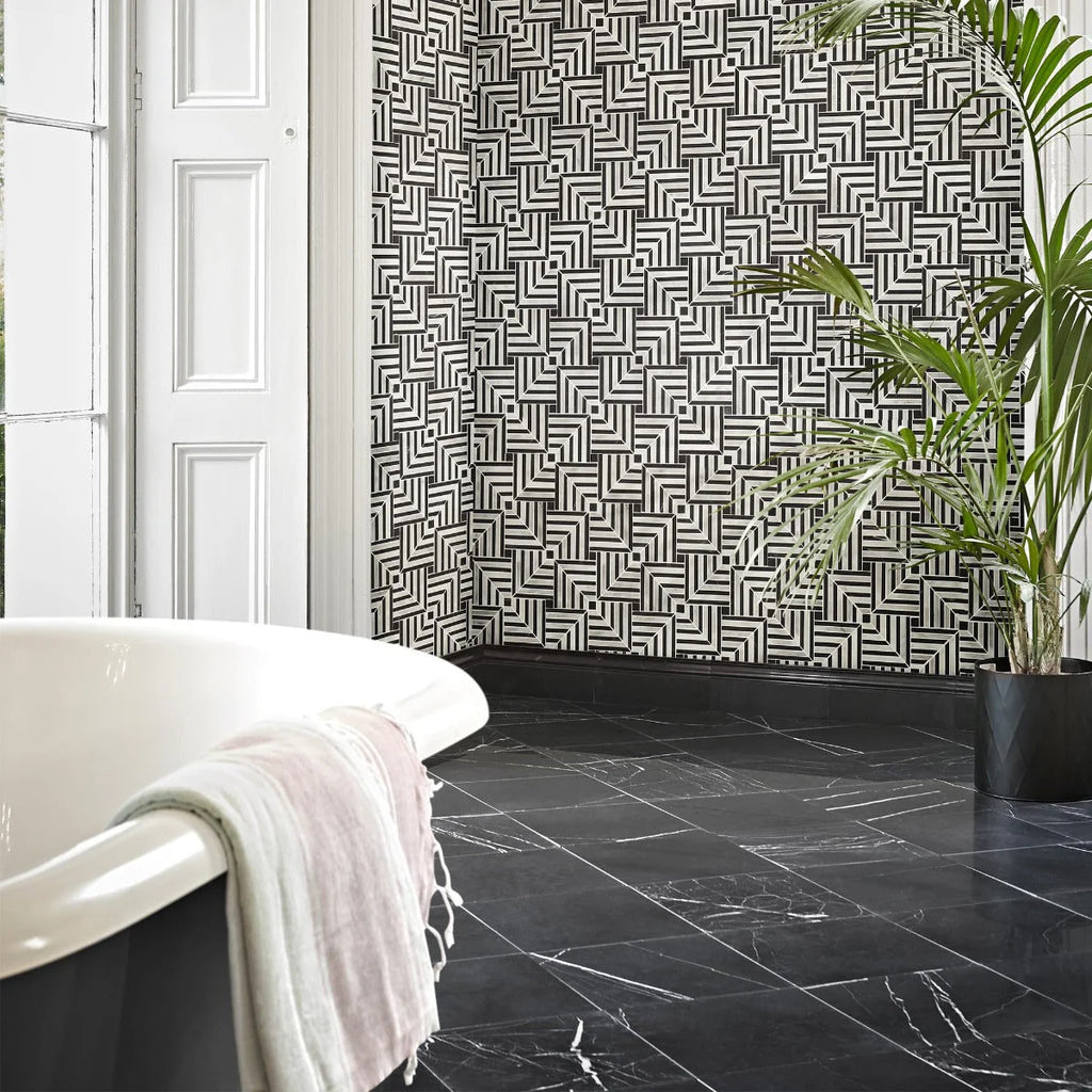 FIRED EARTH Chequers Court Black Honed