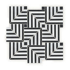 FIRED EARTH Chequers Court Deco Mosaic