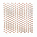 FIRED EARTH Copenhagen Penny Round Pink Mosaic