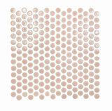 FIRED EARTH Copenhagen Penny Round Pink Mosaic