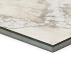 FIRED EARTH Deco Glass Pewter