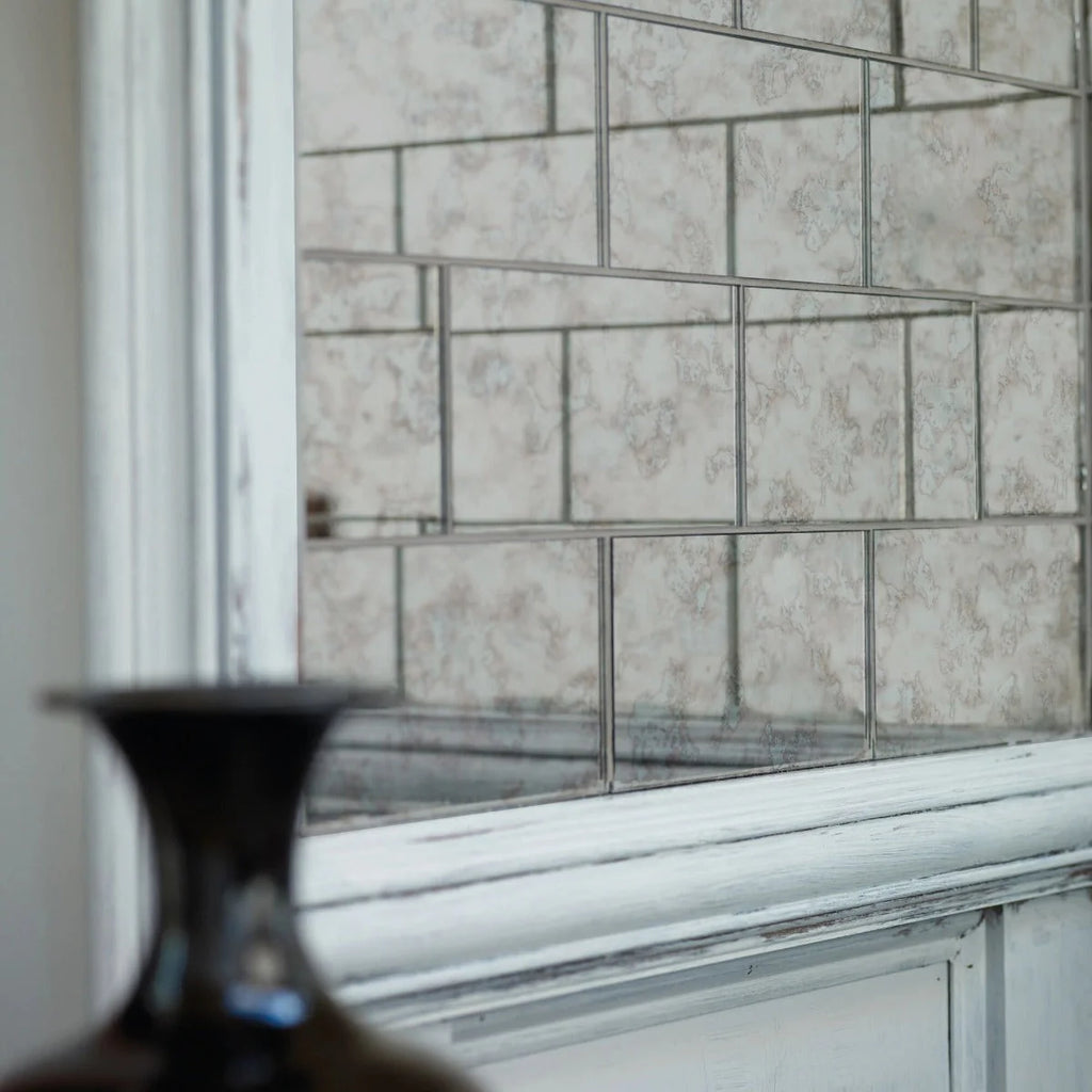 FIRED EARTH Deco Glass Pewter