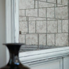 FIRED EARTH Deco Glass Pewter