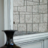 FIRED EARTH Deco Glass Pewter