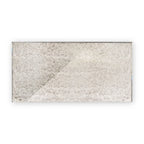 FIRED EARTH Deco Glass Silver