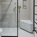 FIRED EARTH East Hampton Honed Basketweave Mosaic