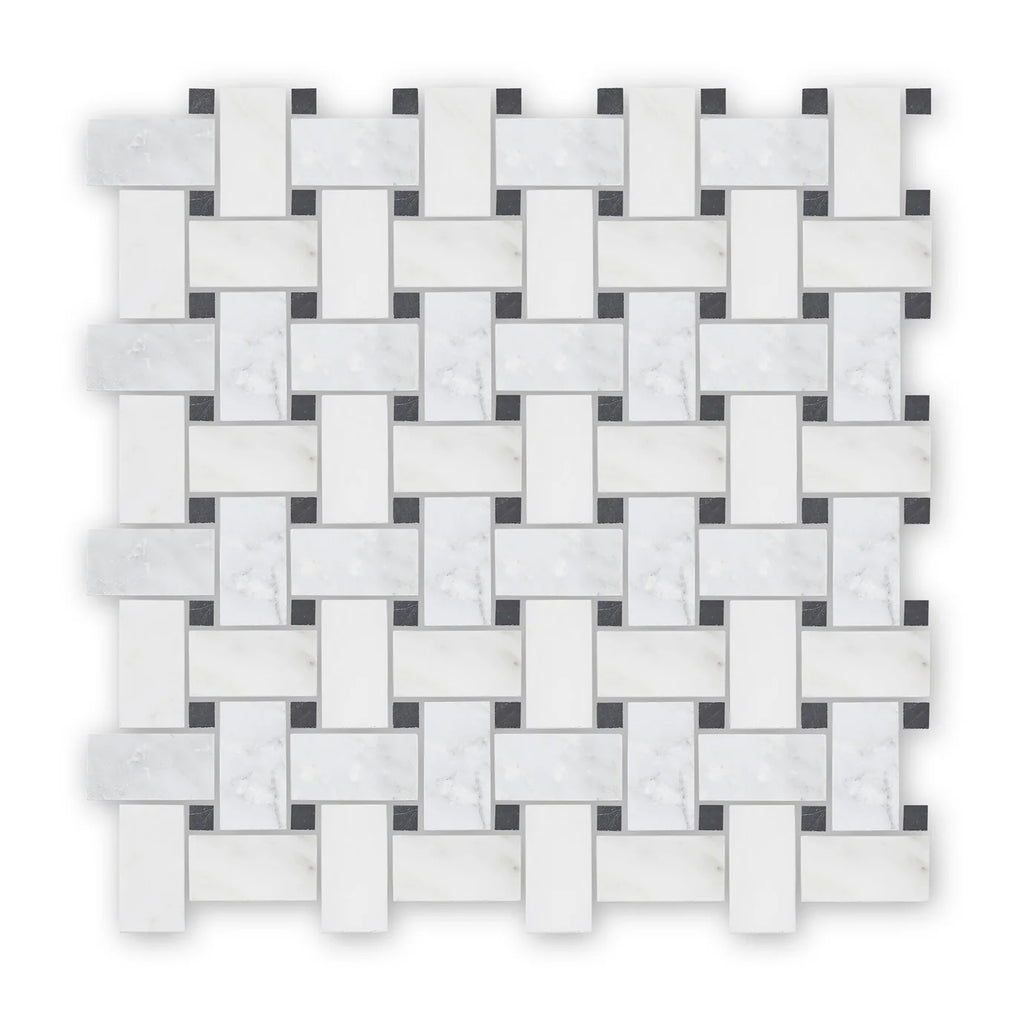 FIRED EARTH East Hampton Honed Basketweave Mosaic