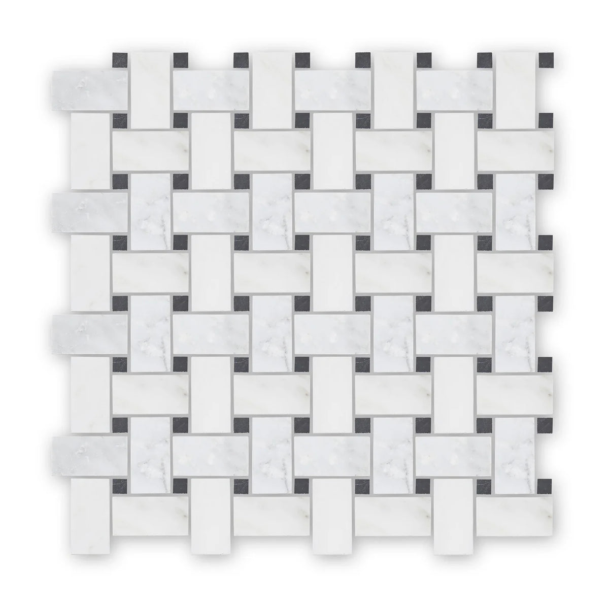 FIRED EARTH East Hampton Honed Basketweave Mosaic