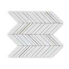 FIRED EARTH East Hampton Chevron Mosaic