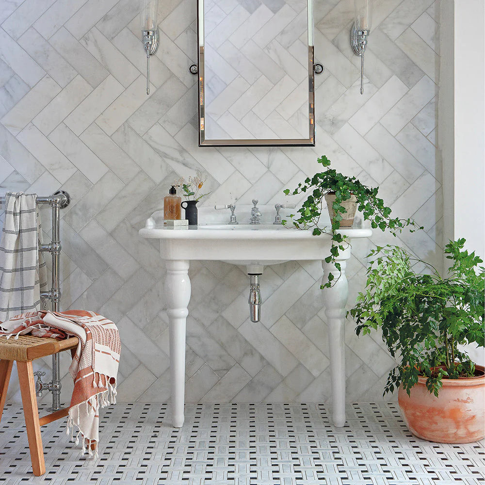 FIRED EARTH East Hampton Honed Lattice Mosaic