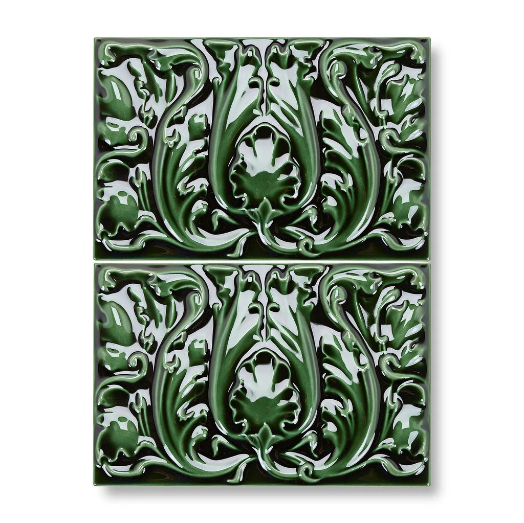 FIRED EARTH Edwardian Caledonian Acanthus