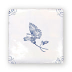 FIRED EARTH English Delft Butterfly 2