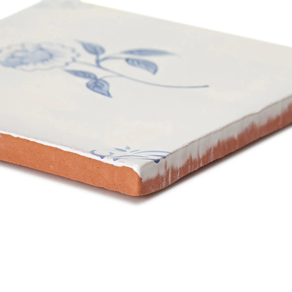 FIRED EARTH English Delft Peony