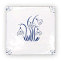FIRED EARTH English Delft Snow Drop