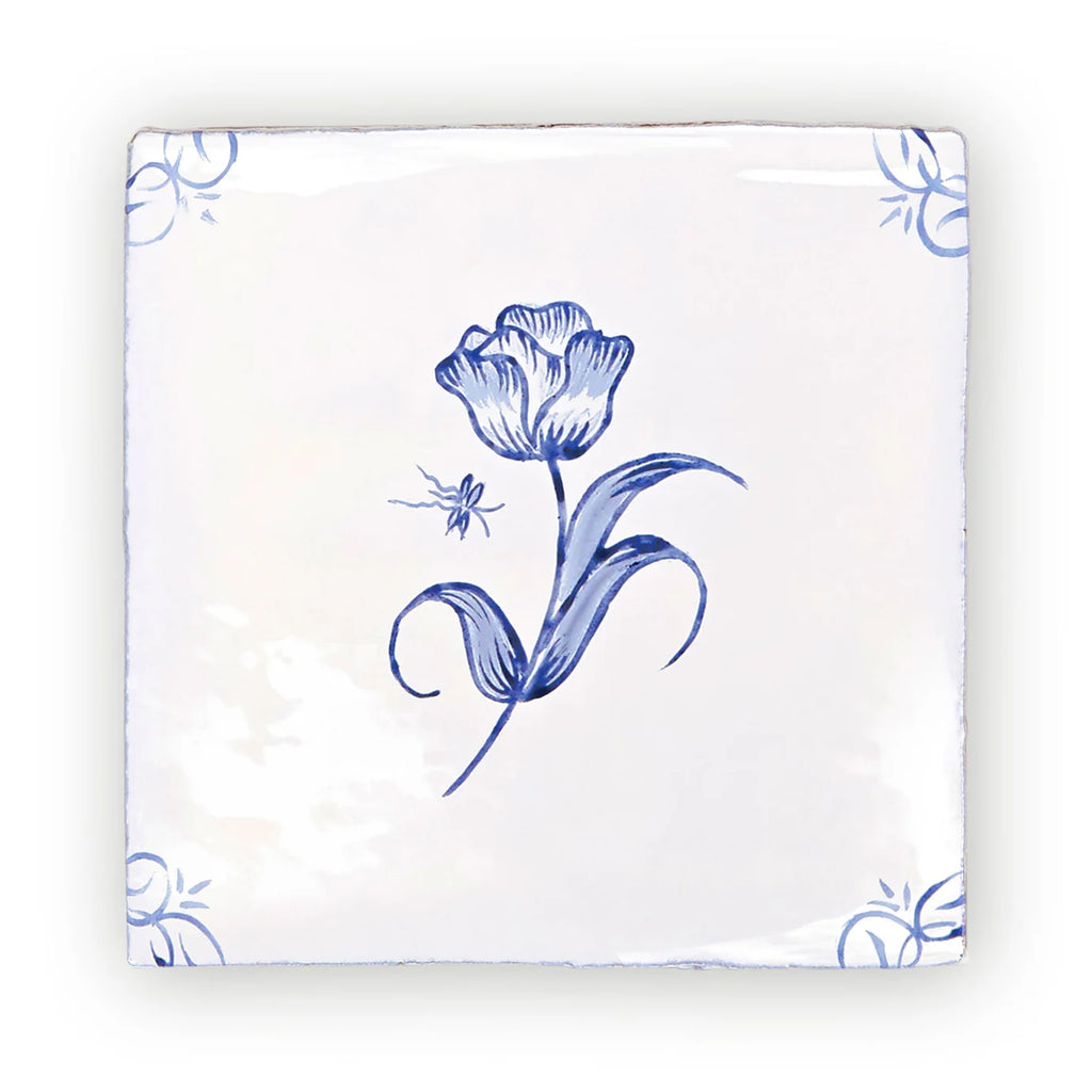 FIRED EARTH English Delft Tulip