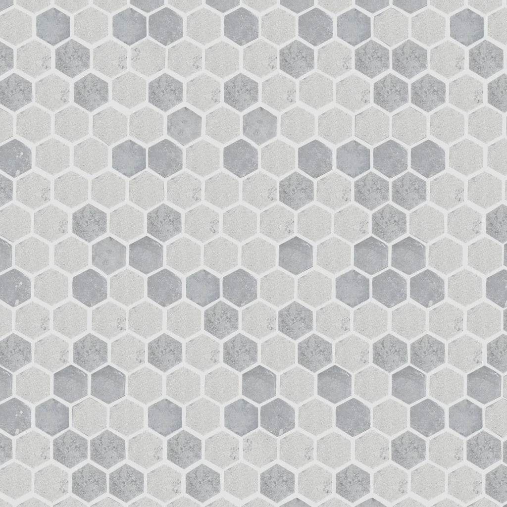 FIRED EARTH Hampton Bays Honed Hexagon Mosaic