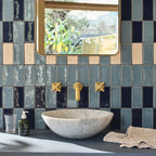 FIRED EARTH Jaipur Carbon 65mm x 130mm