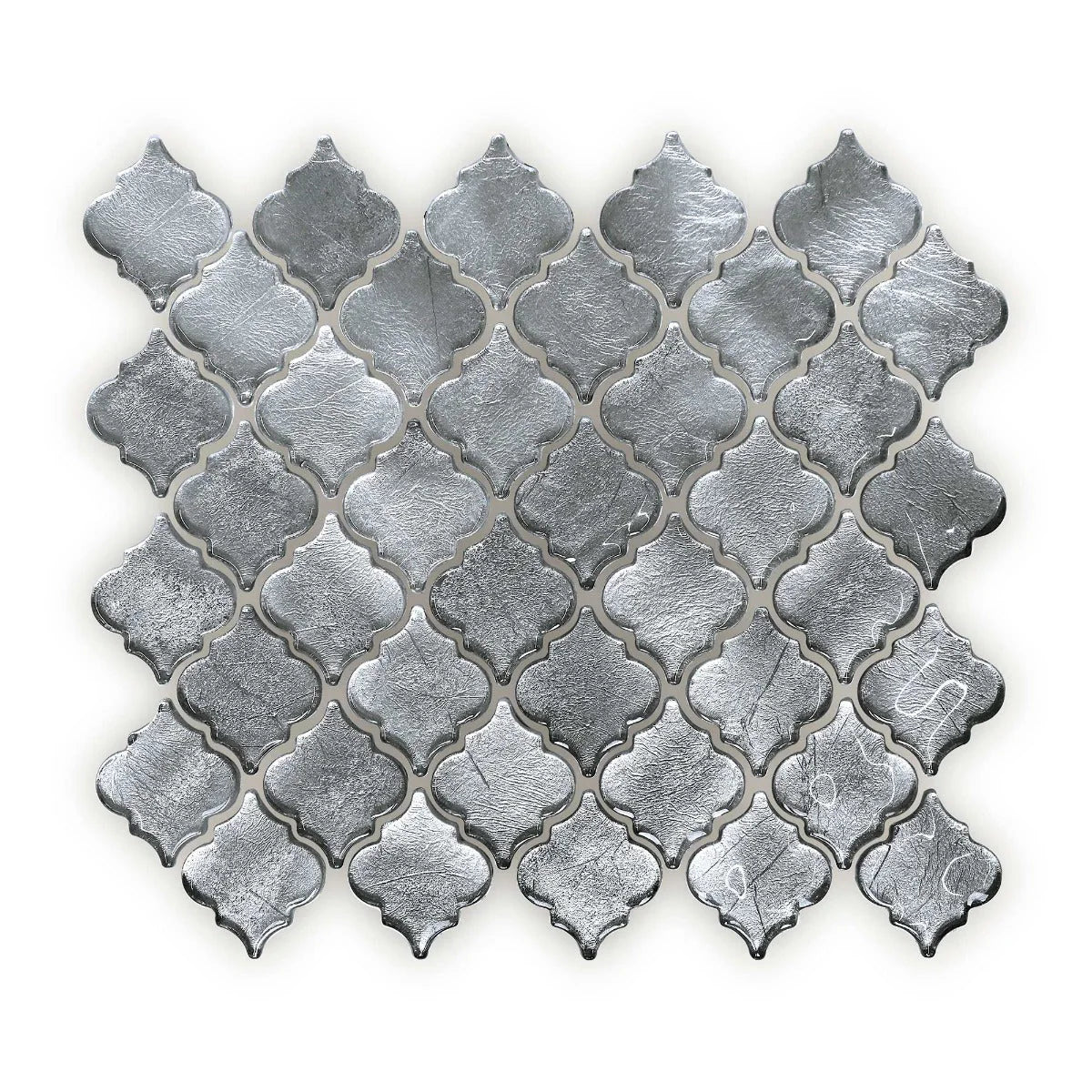 FIRED EARTH Metallic Vitreum Argentum Arabesque