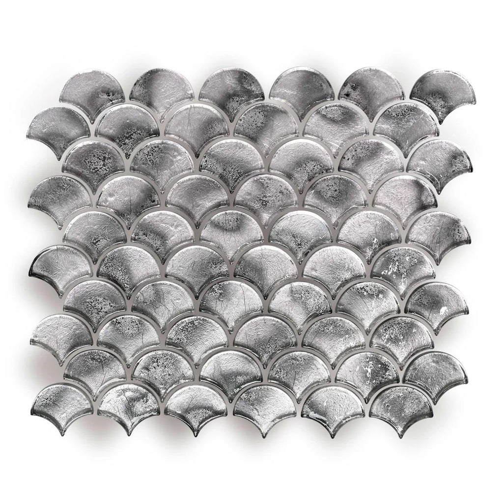 FIRED EARTH Metallic Vitreum Argentum Fan