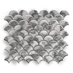 FIRED EARTH Metallic Vitreum Argentum Fan