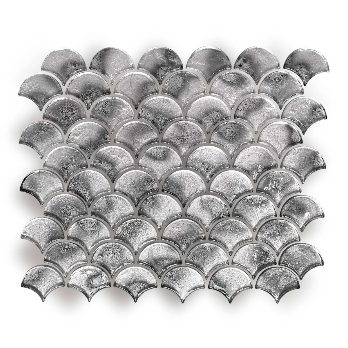 FIRED EARTH Metallic Vitreum Argentum Fan