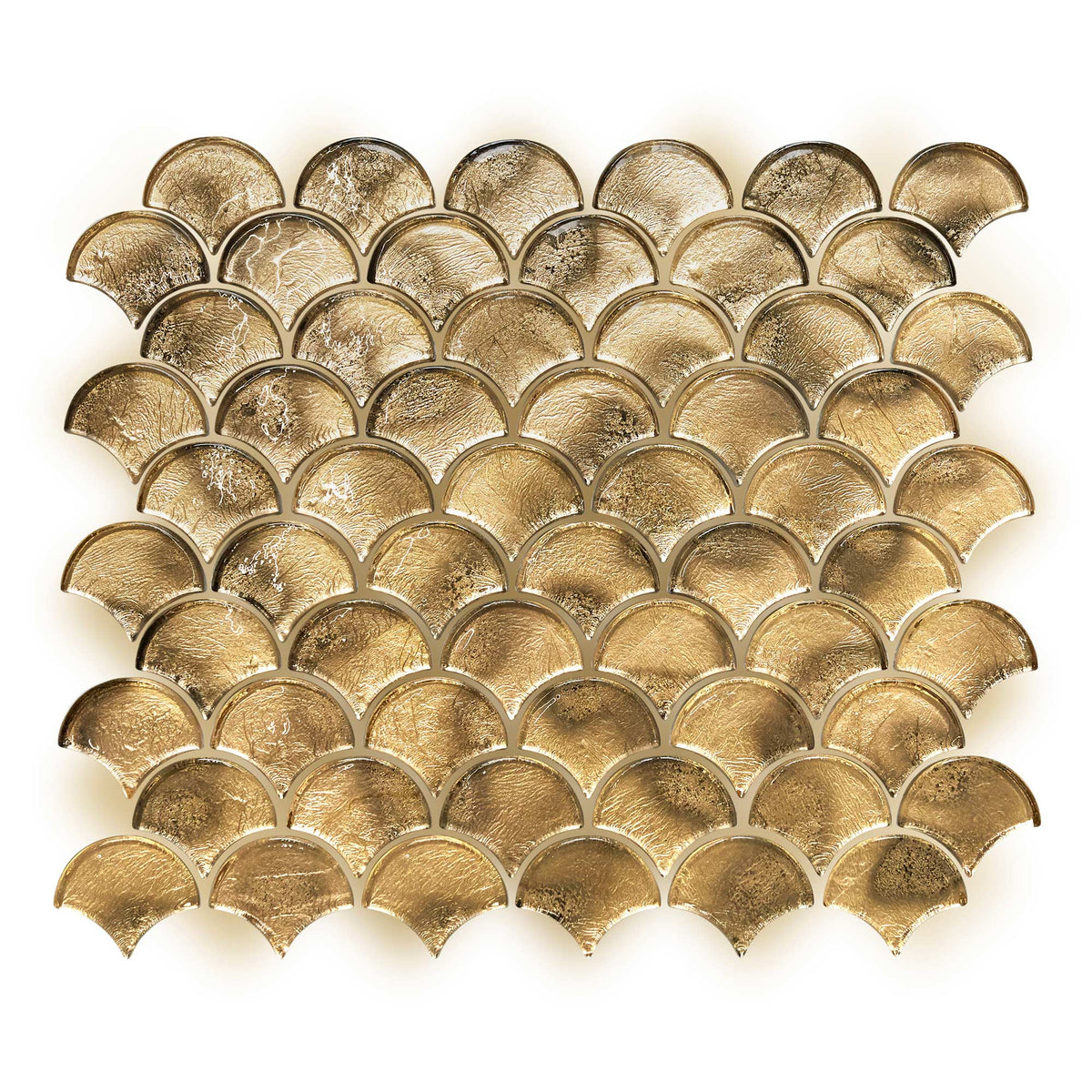 FIRED EARTH Metallic Vitreum Aurum Fan