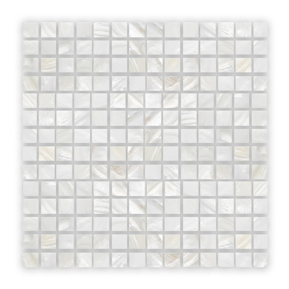 FIRED EARTH Mother of Pearl White