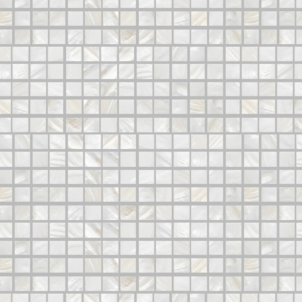 FIRED EARTH Mother of Pearl White