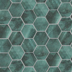 FIRED EARTH Nebula Green Hexagon