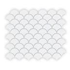 FIRED EARTH Nordic Glass Tromso Snow Mosaic
