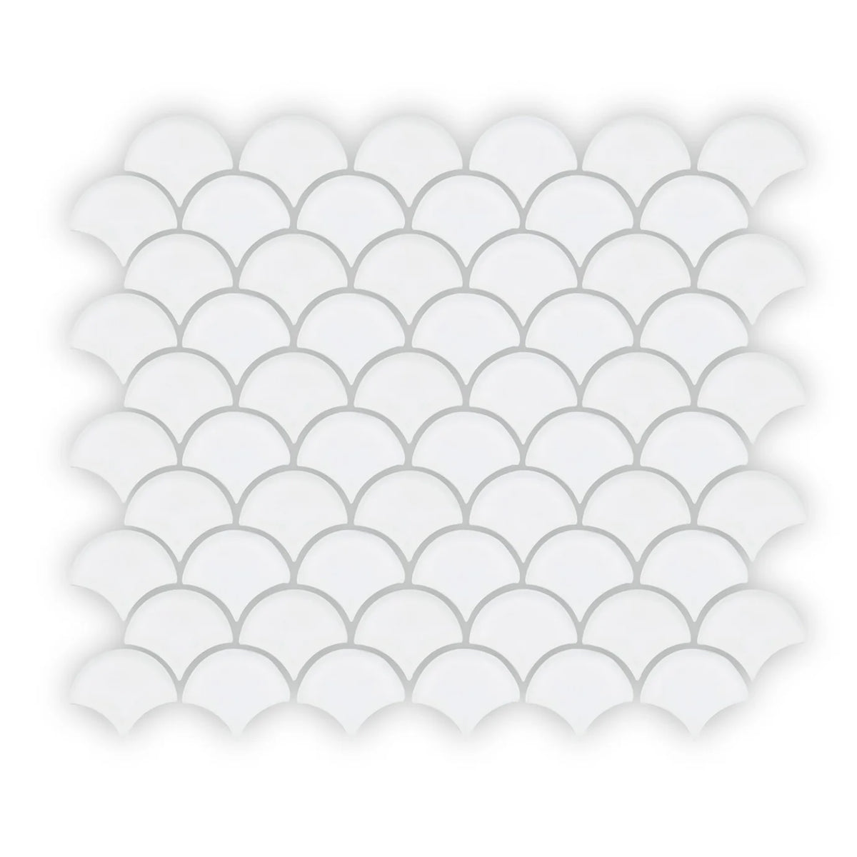 FIRED EARTH Nordic Glass Tromso Snow Mosaic