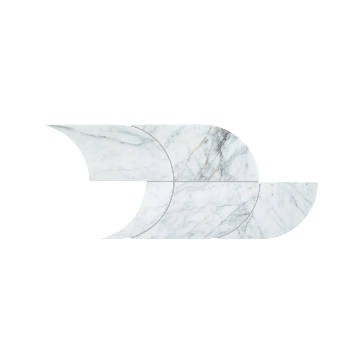FIRED EARTH Ottimo Curve Mosaic