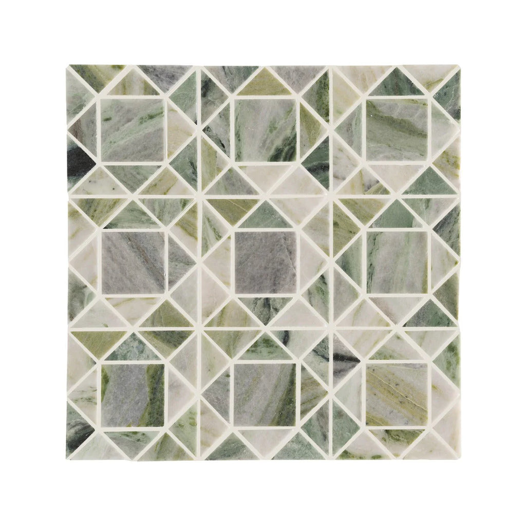FIRED EARTH Seaspray Green Jewel Mosaic