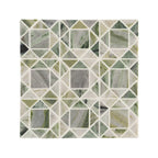 FIRED EARTH Seaspray Green Jewel Mosaic