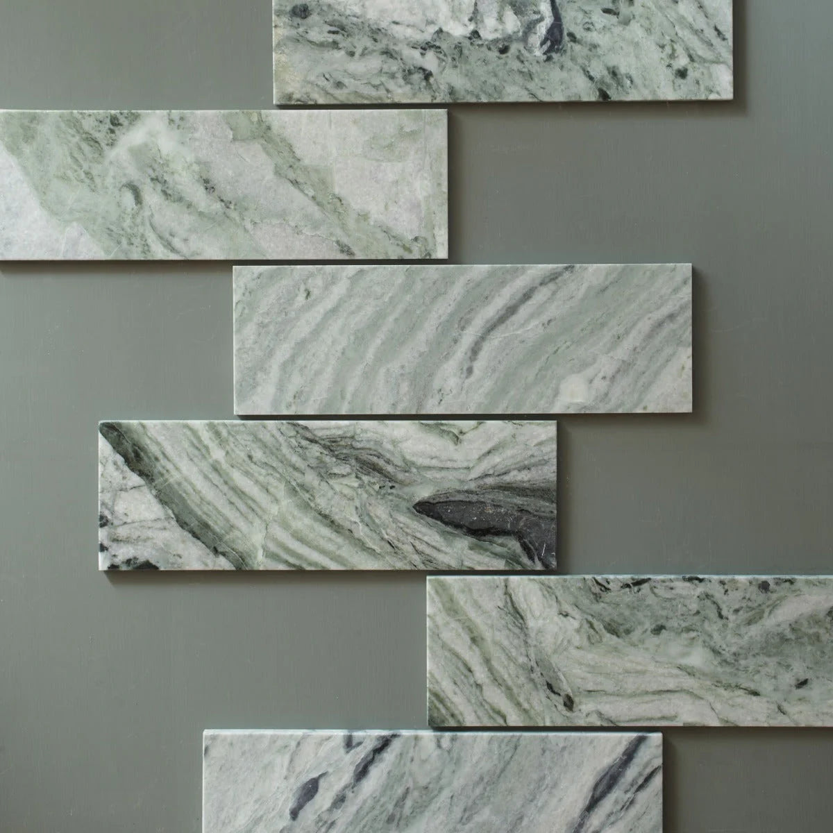 FIRED EARTH SeaSpray Green Marble