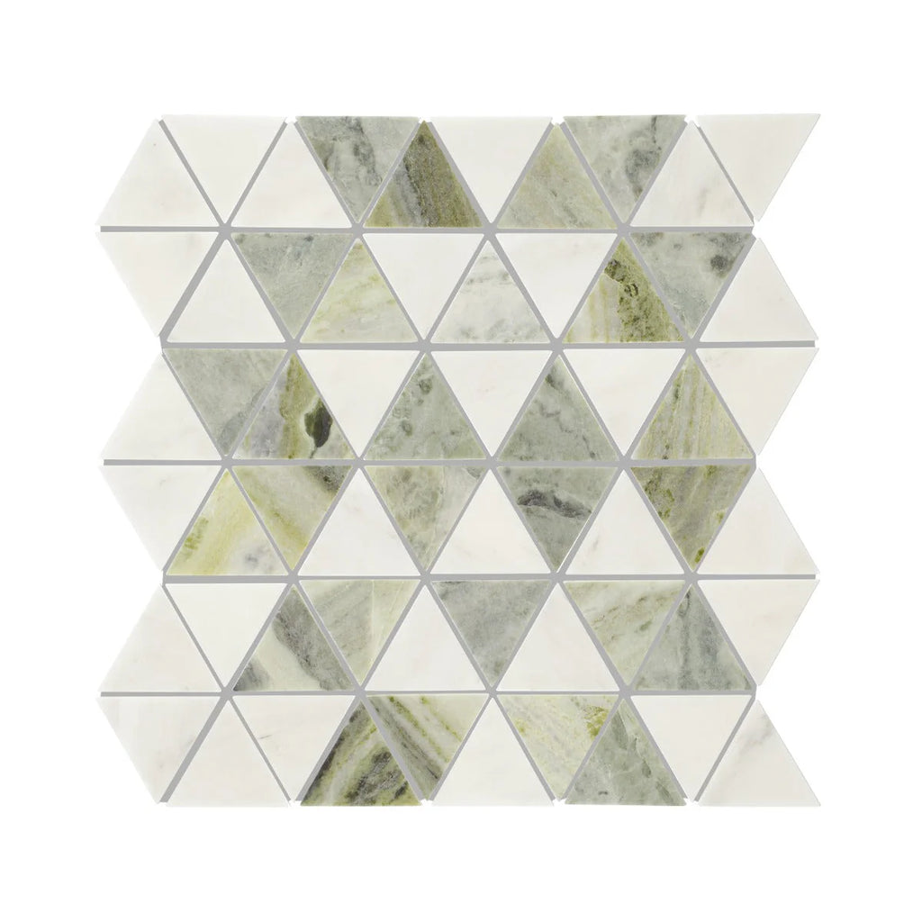 FIRED EARTH SeaSpray Triangles Mosaic
