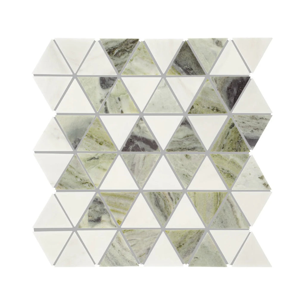 FIRED EARTH SeaSpray Triangles Mosaic