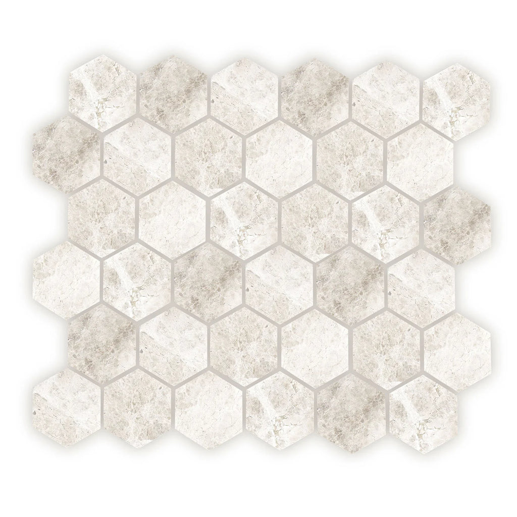 FIRED EARTH Westhampton Hexagon Mosaic Honed