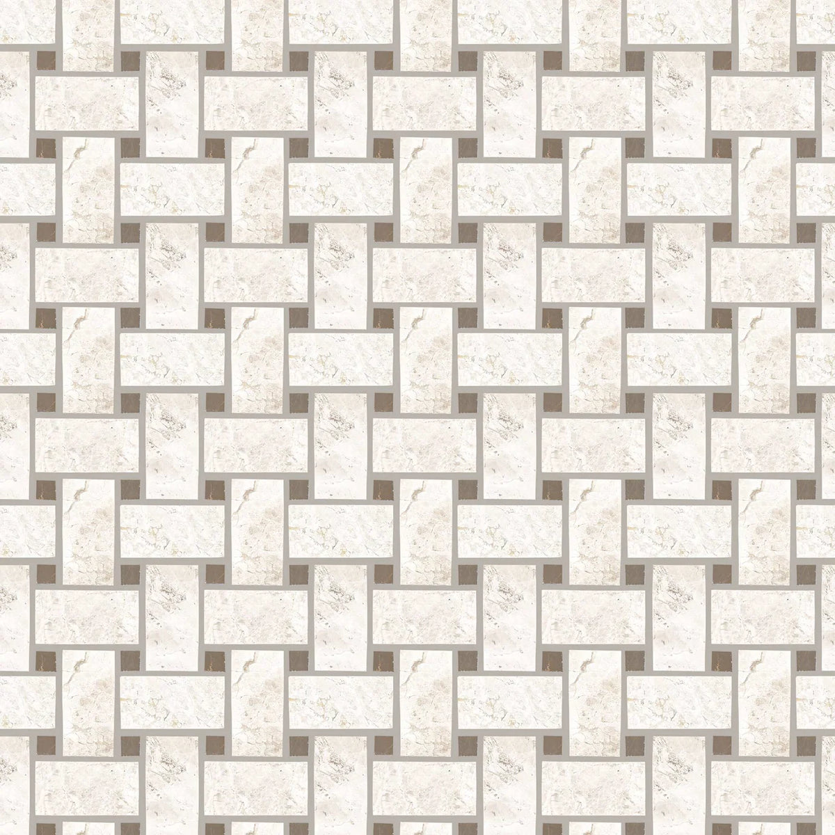 FIRED EARTH Westhampton Honed Basketweave Mosaic