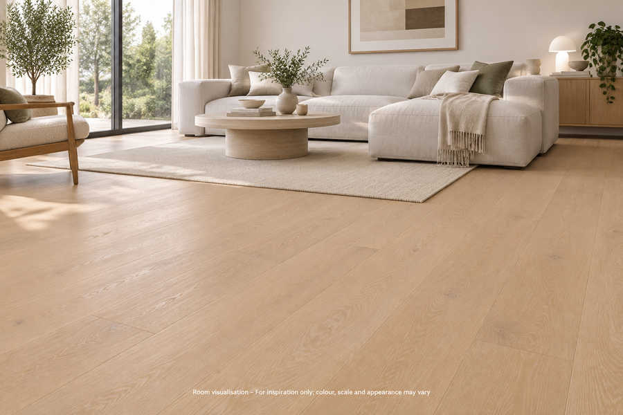 Karndean Art Select Golden Artisan Oak in Living room