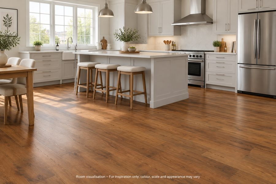Karndean Art Select Dawn Oak in Kitchen