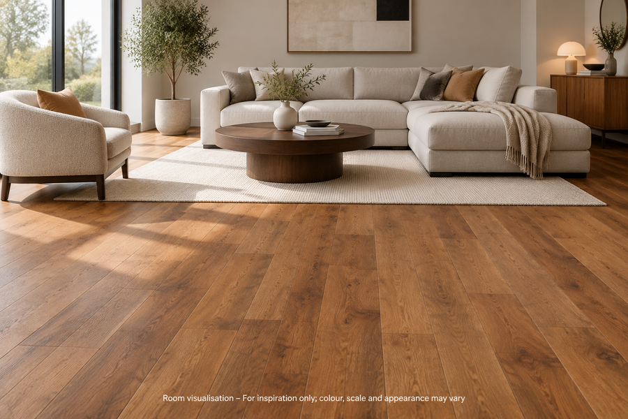 Karndean Art Select Dawn Oak in Living room