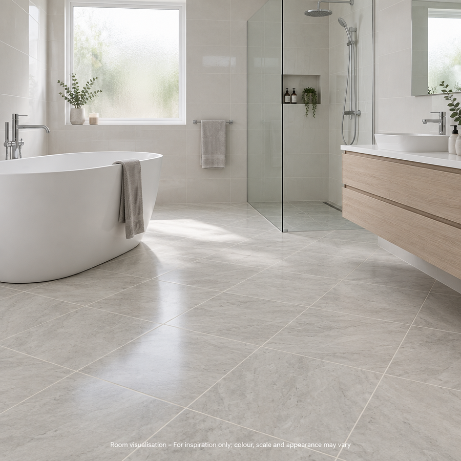 Karndean Art Select Ionic Marble in Bathroom