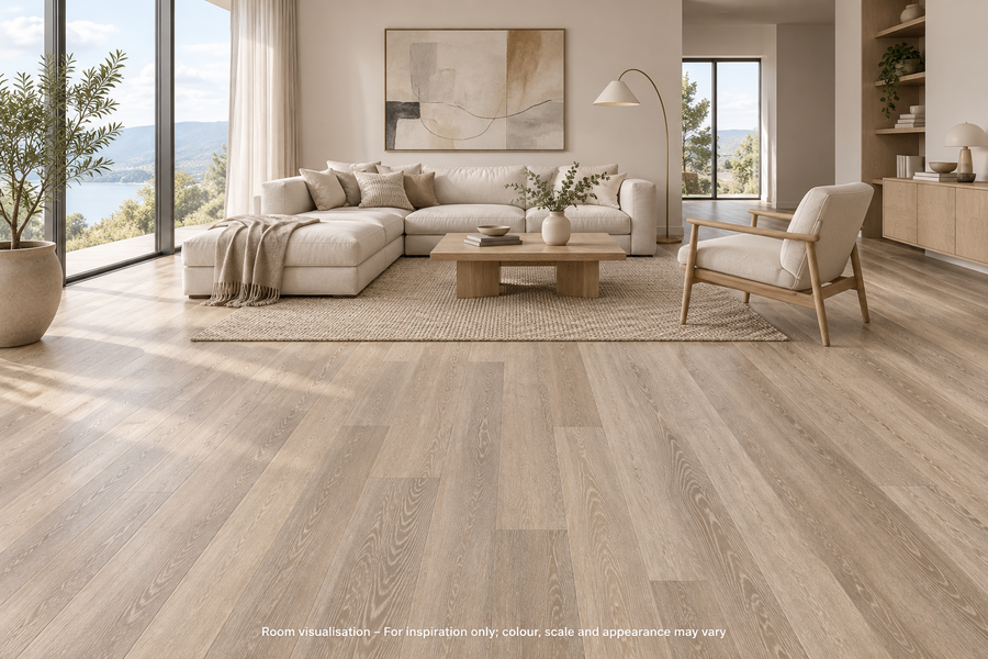 Karndean Art Select Limed Linen Oak in Living room
