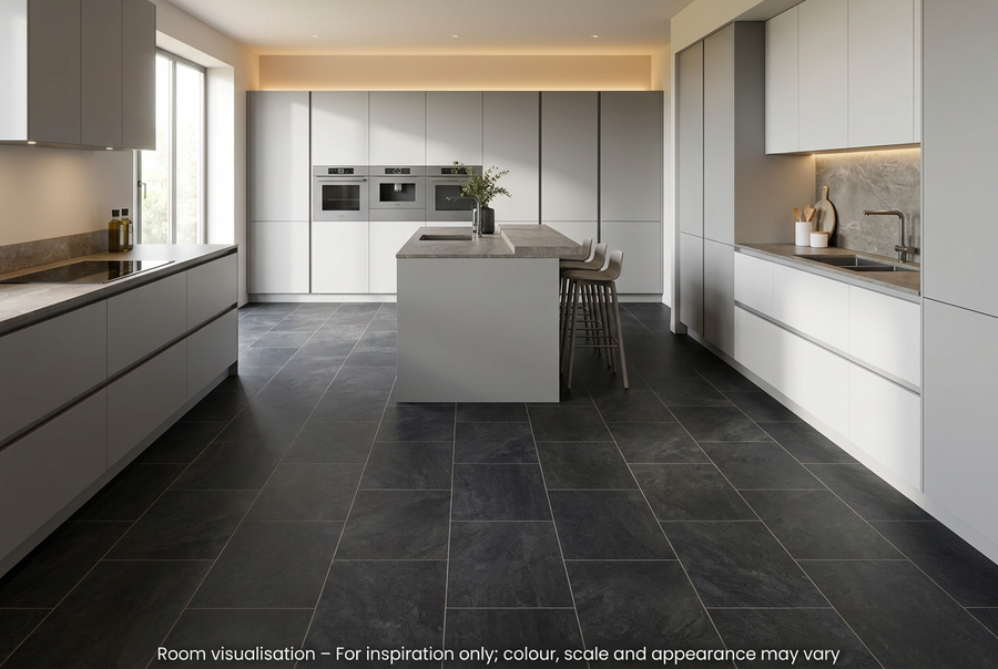 Karndean Art Select Slate Canberra in Kitchen