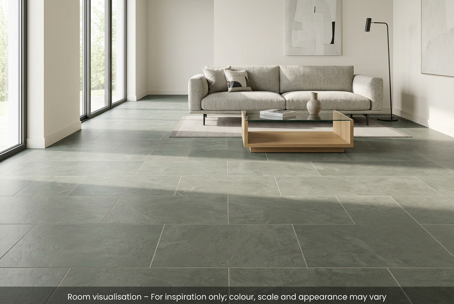 Karndean Art Select Slate Corris in Living room