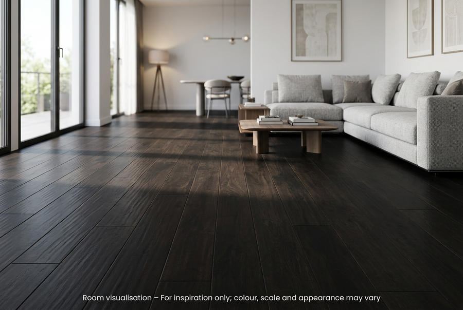 Karndean Art Select Oak Premier Midnight Oak in Living room