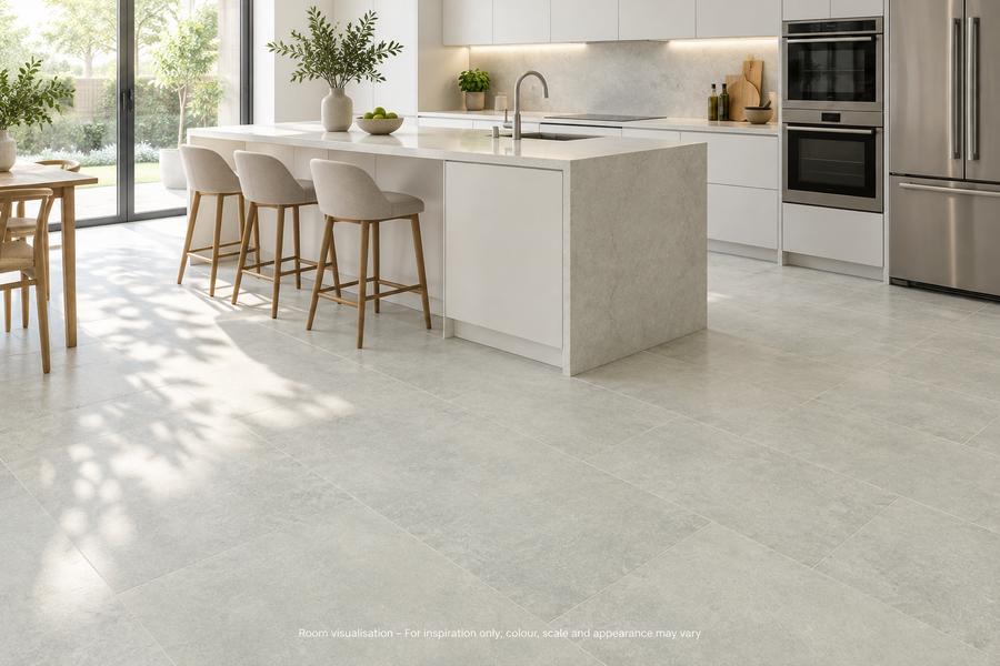 Karndean Art Select Pavimento Bianco in Kitchen