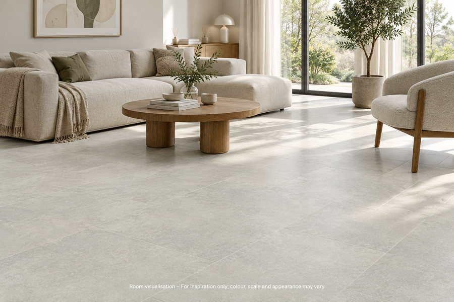 Karndean Art Select Pavimento Bianco in Living room